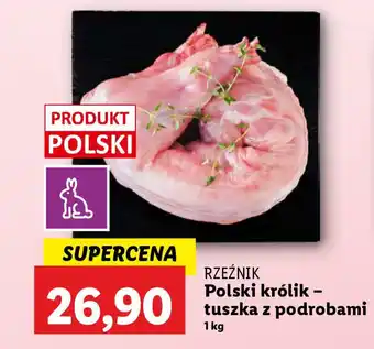 Lidl Rzeźnik polski królik - tuszka z podrobami oferta