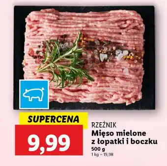 Lidl Rzeźnik mięso mielone z łopatki i boczku oferta