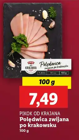 Lidl Pikok od krajana polędwica zwijana po krakowsku oferta