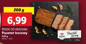 Lidl Pikok od krajana pasztet borowy oferta