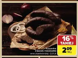 Carrefour Market Kaszanka Nasza wędzarnia carrefour oferta