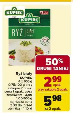 Carrefour Market Ryż biały długoziarnisty Kupiec oferta