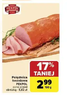 Carrefour Market Polędwica łososiowa Pekpol oferta