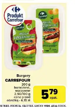 Carrefour Market Burgery warzywne Carrefour sensation oferta