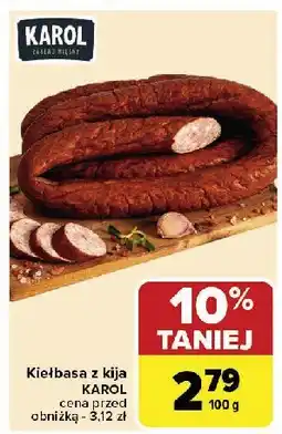 Carrefour Market Kiełbasa z kija Karol oferta