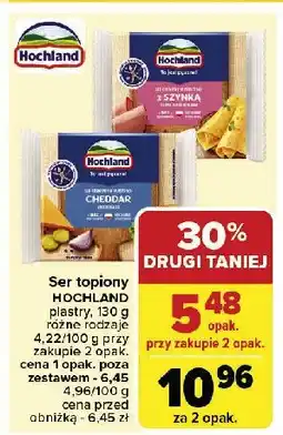 Carrefour Market Ser topiony cheddar Hochland oferta