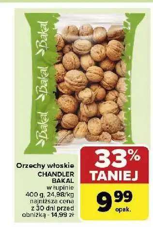 Carrefour Market Orzechy włoskie w łupinie Bakal oferta