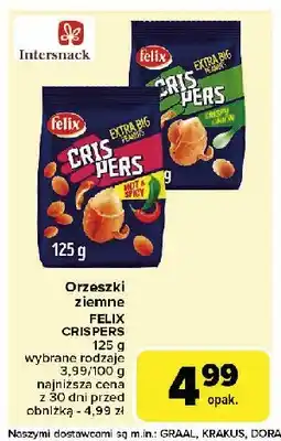 Carrefour Market Orzeszki onion Felix crispers oferta