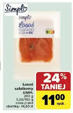 Carrefour Market Łosoś wędzony sałatkowy Simpl oferta