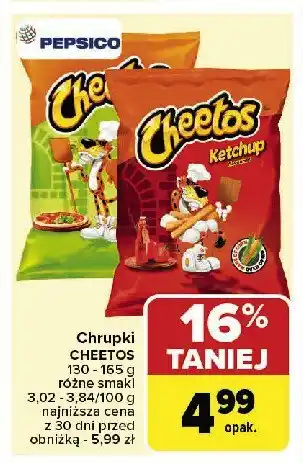 Carrefour Chrupki pizzerini Cheetos Frito lay cheetos oferta