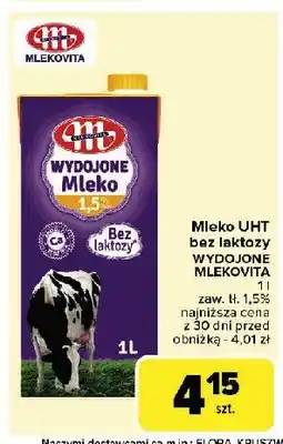 Carrefour Market Mleko bez laktozy 1.5% Mlekovita wydojone oferta