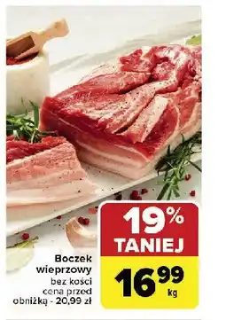 Carrefour Market Boczek wieprzowy bez kości oferta