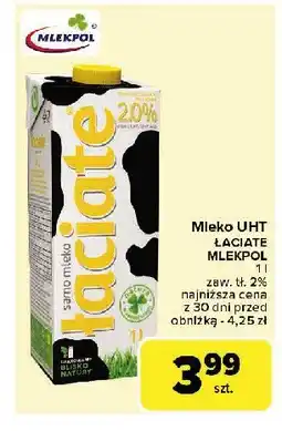 Carrefour Market Mleko 2% Łaciate oferta