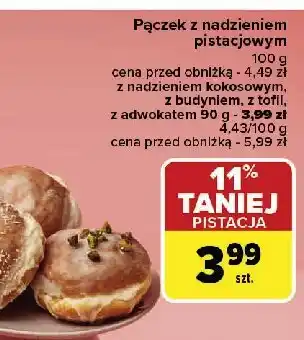 Carrefour Market Pączek toffi z posypką orzechową oferta