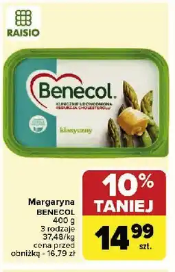 Carrefour Market Margaryna Benecol classic Benecol raisio oferta