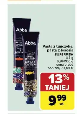 Carrefour Market Pasta z łososia Abba oferta