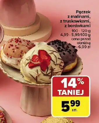 Carrefour Market Pączek z borówkami oferta