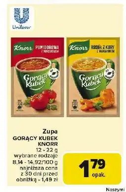 Carrefour Rosół z kury z makaronem Knorr oferta