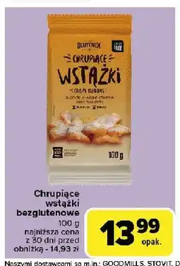 Carrefour Market Ciastka chrupiące wstążki Glutenex oferta