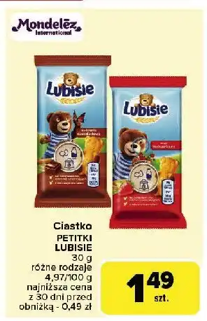 Carrefour Ciastka czekoladowe Lu petitki lubisie oferta