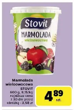 Carrefour Market Marmolada wieloowocowa Stovit oferta