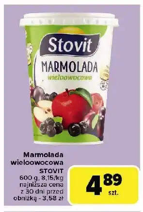 Carrefour Market Marmolada wieloowocowa Stovit oferta