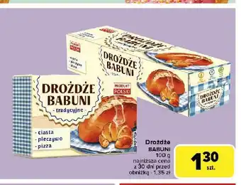 Carrefour Market Drożdże Drożdże babuni oferta