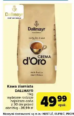 Carrefour Market Kawa Dallmayr crema d'oro oferta