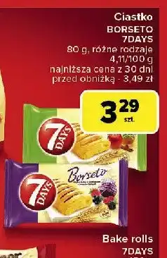 Carrefour Strudel z nadzieniem jabłkowo-cynamonowym 7 days borseto oferta