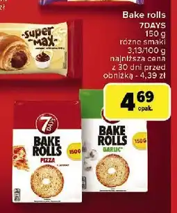 Carrefour Bake rolls garlic 7 days bake rolls oferta