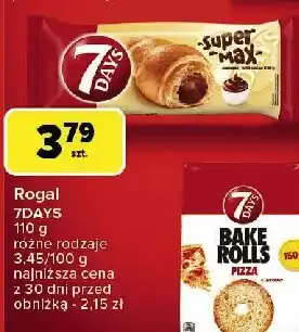 Carrefour Rogal z nadzieniem kakaowym 7 days super max oferta