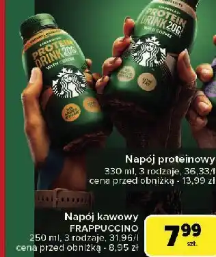 Carrefour Napój carmel Starbucks frappuccino oferta