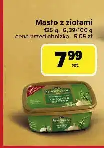 Carrefour Masło z ziołami Kerrygold masło irlandzkie oferta