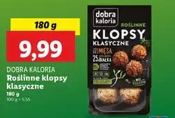 Lidl Dobra kaloria roślinne klopsy klasyczne oferta