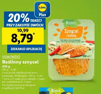 Lidl Vemondo roślinny sznycel oferta