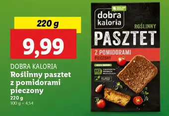 Lidl Dobra kaloria roślinny pasztet z pomidorami pieczony oferta