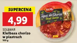 Lidl Sol&mar kiełbasa chorizo w plastrach oferta