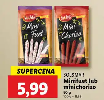 Lidl Sol&mar minifuet lub minichorizo oferta