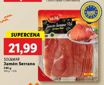 Lidl Sol&mar jamón serrano oferta