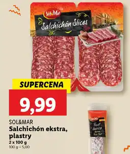 Lidl Sol&mar salchichón ekstra, plastry oferta