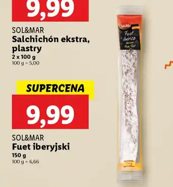 Lidl Sol&mar fuet iberyjski oferta