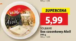 Lidl Sol&mar sos czosnkowy aioli oferta