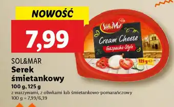 Lidl Sol&mar serek śmietankowy oferta