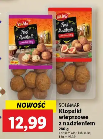 Lidl Sol&mar klopsiki wieprzowe z nadzieniem oferta