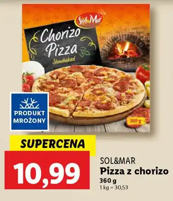 Lidl Sol&mar pizza z chorizo oferta