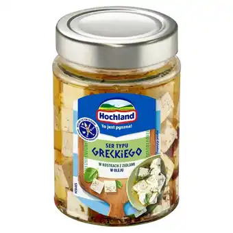 EuroSPAR Hochland Ser typu greckiego w kostkach z ziołami w oleju 300 g oferta