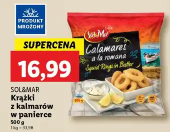 Lidl Sol&mar krążki z kalmarów w panierce oferta