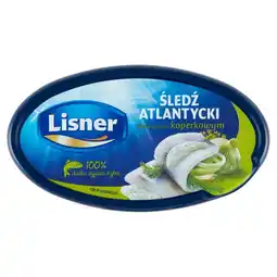 EuroSPAR Lisner Śledź atlantycki filety w sosie koperkowym 160 g oferta