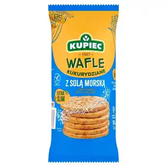 Delikatesy Centrum Kupiec Extra Slim Wafle kukurydziane z solą morską 105 g oferta