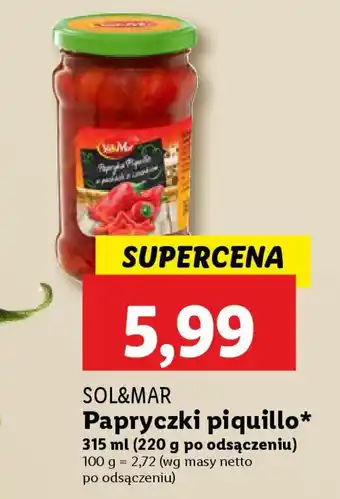 Lidl Sol&mar papryczki piquillo oferta